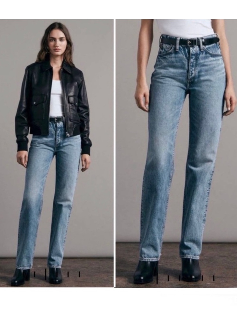 Rag and Bone Alex High Rise Straight Jean - color Lucy size 26